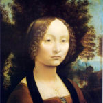 Леонардо да Винчи. Джиневра де Венчи (Дама с можжевельником). Масло. 1480.