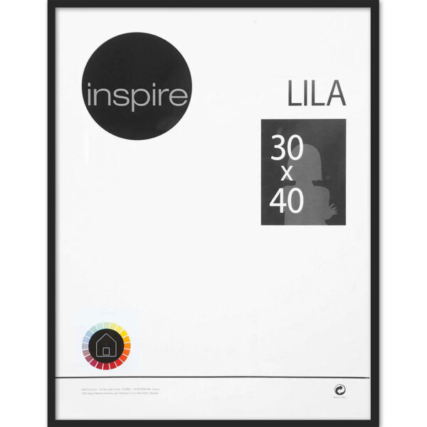 Рамка Inspire Lila 30x40 см, чёрная